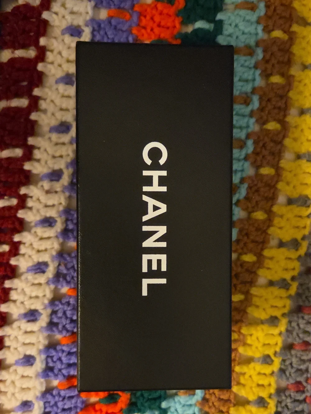 Chanel Rigid Cardboard Presentation Box For Eyewear Storage. Empty.